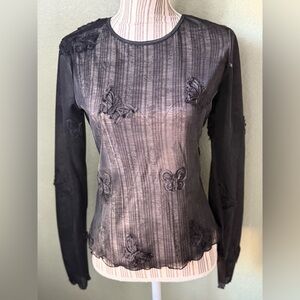 Sheer Butterfly Top